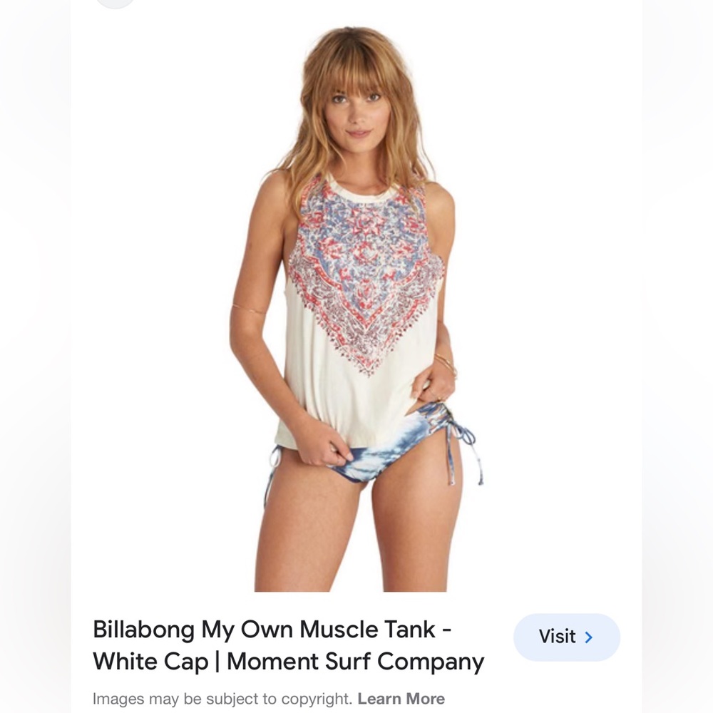 Billabong muscle tank